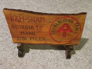 Ram-Sham - wooden plaque